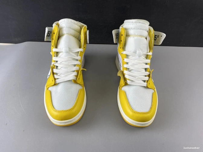 Reps LUCY White 1 Powder NRG Yellow-Cone AQ0818-149 Off-White Jordan x Air Dark 0806